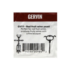 Дрожжи винные GERVIN GV11 Для красных фруктовых вин