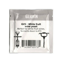 Дрожжи винные GERVIN GV5 Для белых фруктовых вин